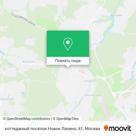 Карта коттеджный посёлок Новое Лапино, 41