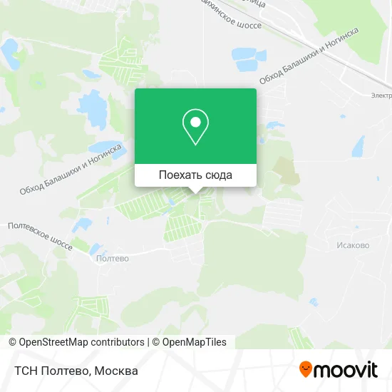Карта ТСН Полтево