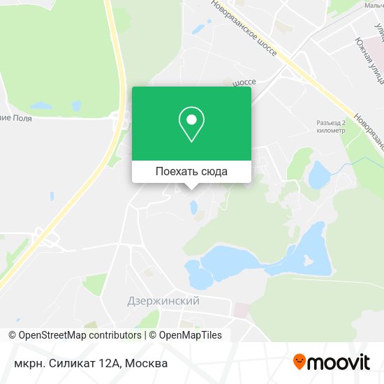 Карта мкрн. Силикат 12А