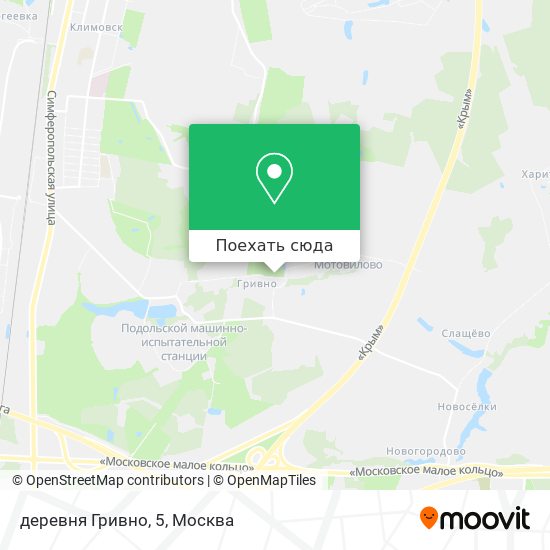 Карта деревня Гривно, 5