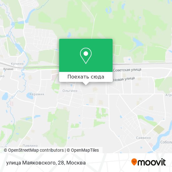 Карта улица Маяковского, 28