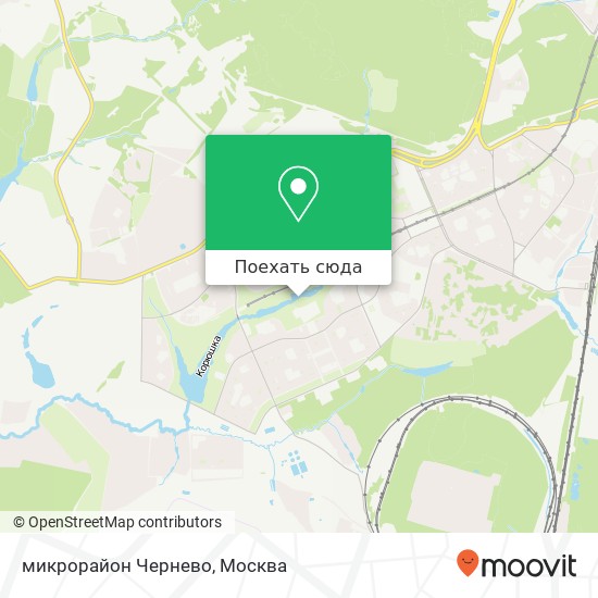 Карта микрорайон Чернево