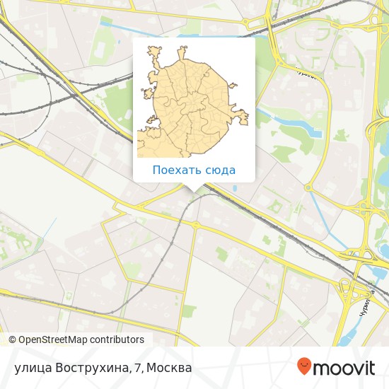 Карта улица Вострухина, 7