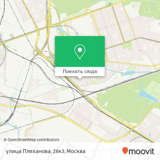 Карта улица Плеханова, 28к3