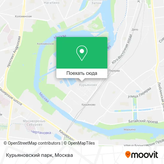 Карта Курьяновский парк