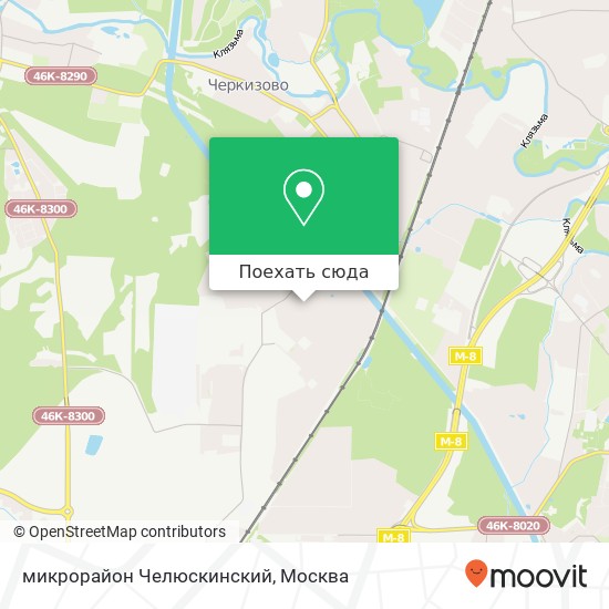 Карта микрорайон Челюскинский