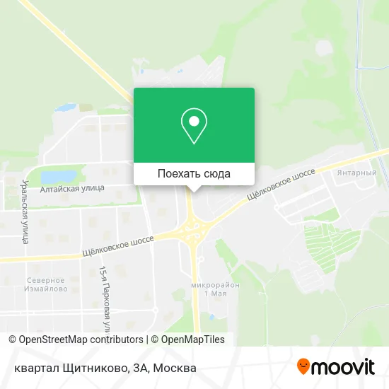 Карта квартал Щитниково, 3А