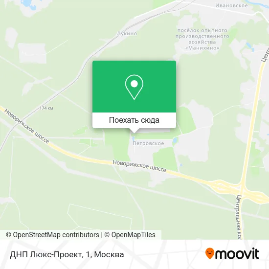 Карта ДНП Люкс-Проект, 1