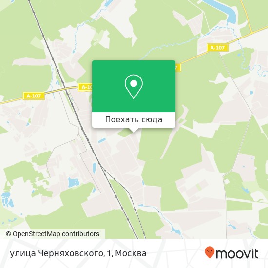 Карта улица Черняховского, 1