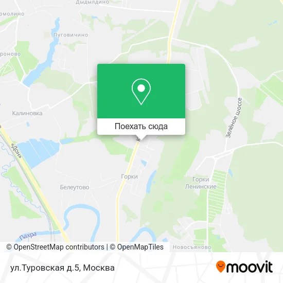 Карта ул.Туровская д.5