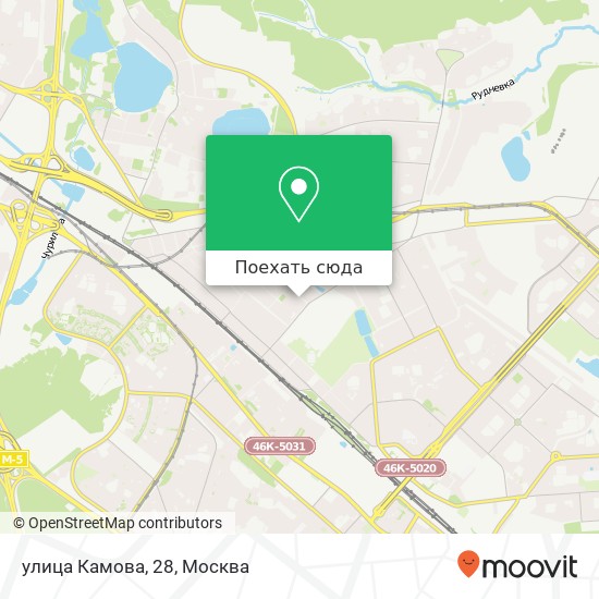 Карта улица Камова, 28
