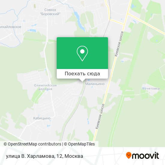 Карта улица В. Харламова, 12