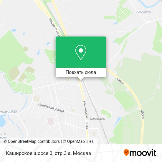 Карта Каширское шоссе 3, стр.3 а