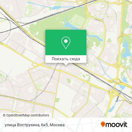 Карта улица Вострухина, 6к5