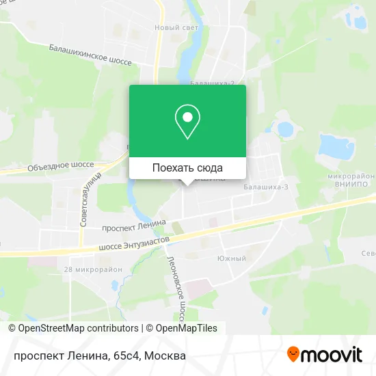 Карта проспект Ленина, 65с4