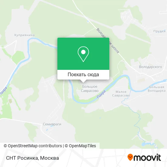 Карта СНТ Росинка