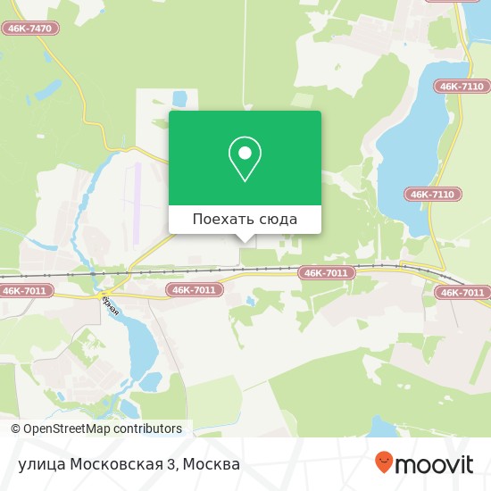 Карта улица Московская 3