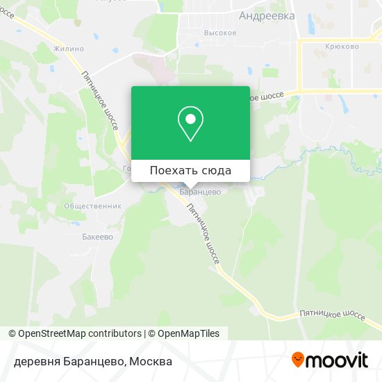 Карта деревня Баранцево