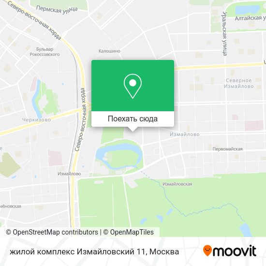 Карта жилой комплекс Измайловский 11