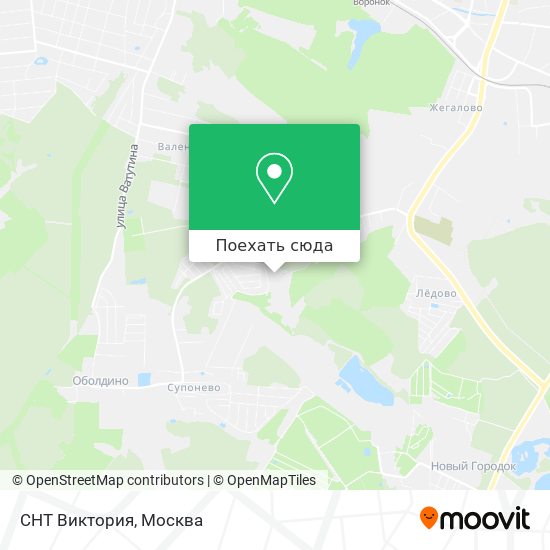Карта СНТ Виктория