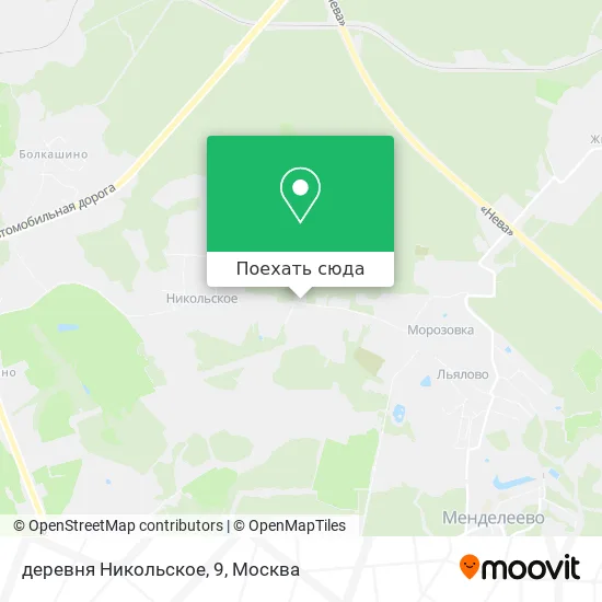 Карта деревня Никольское, 9