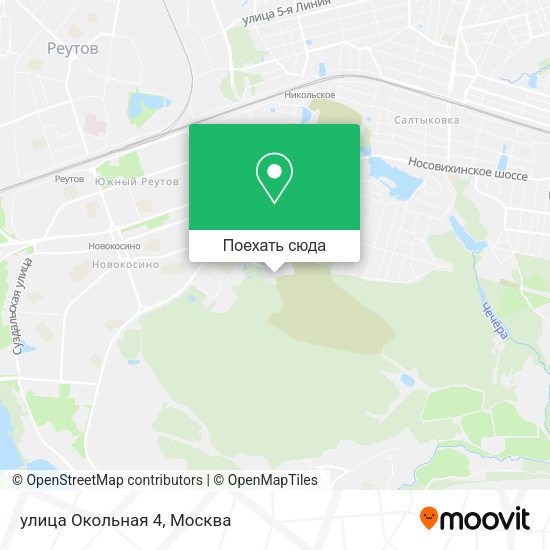 Карта улица Окольная 4