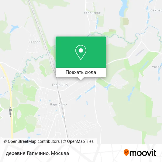 Карта деревня Гальчино