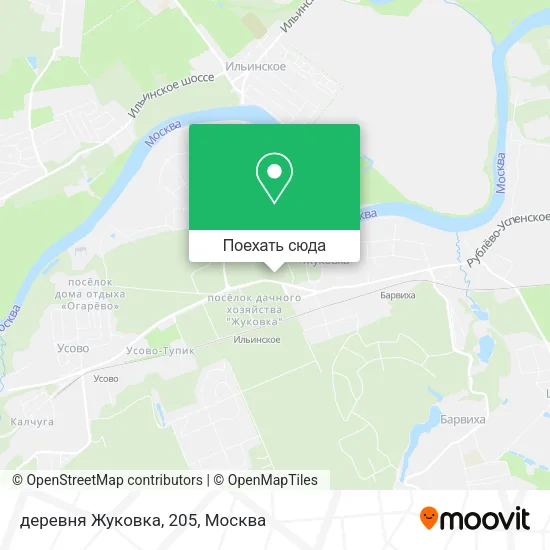 Карта деревня Жуковка, 205