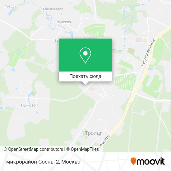 Карта микрорайон Сосны 2