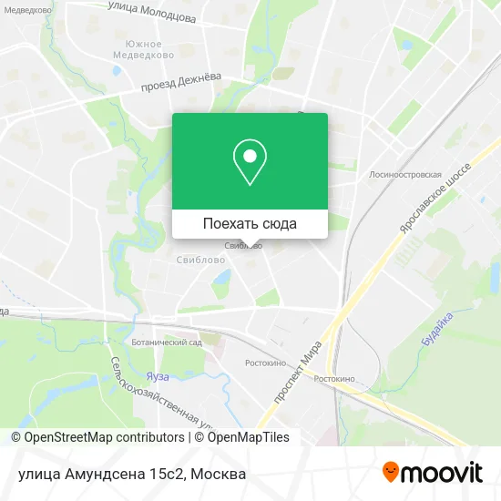 Карта улица Амундсена 15с2