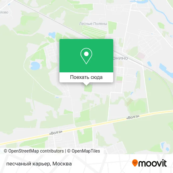 Карта песчаный карьер