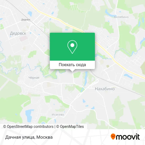 Карта Дачная улица