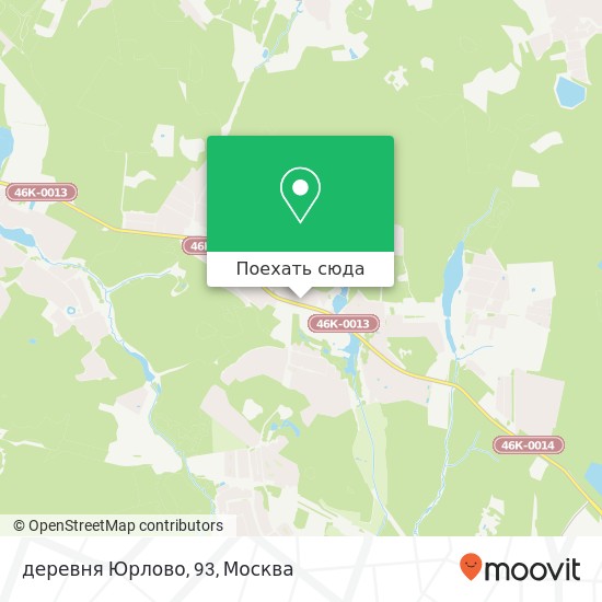 Карта деревня Юрлово, 93