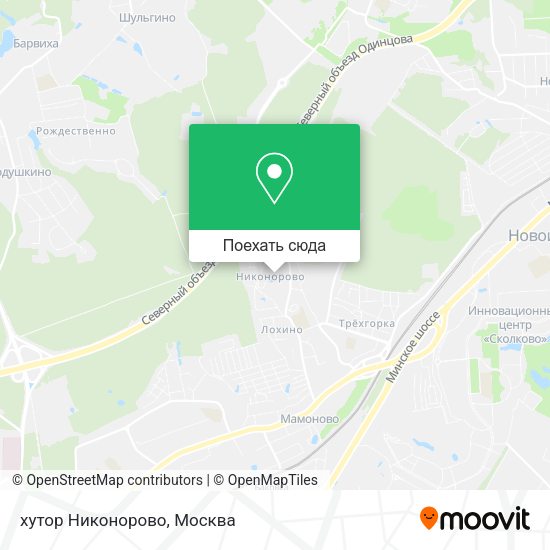 Карта хутор Никонорово