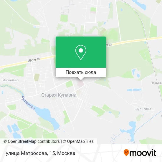 Карта улица Матросова, 15