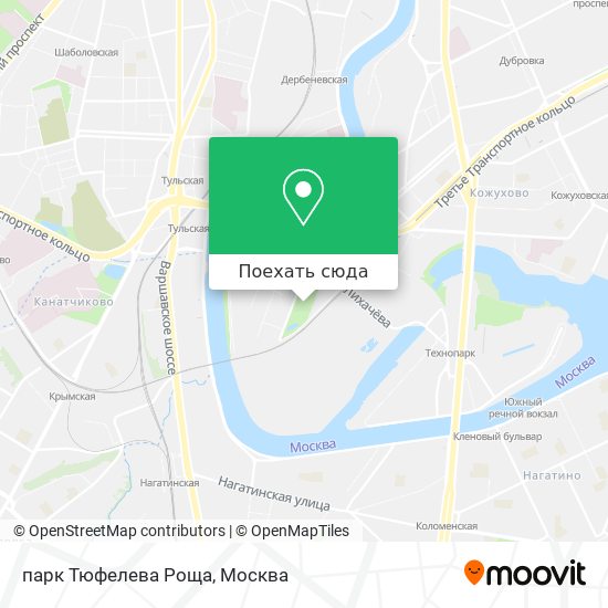 Карта парк Тюфелева Роща