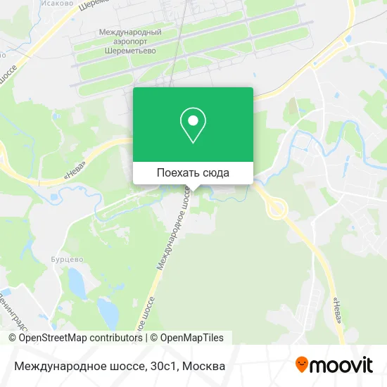 Карта Международное шоссе, 30с1