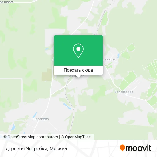 Карта деревня Ястребки