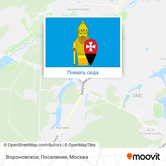 Карта Вороновское, Поселение