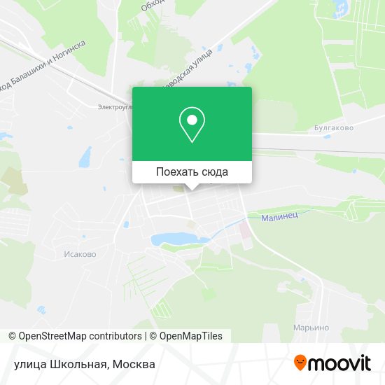 Карта улица Школьная