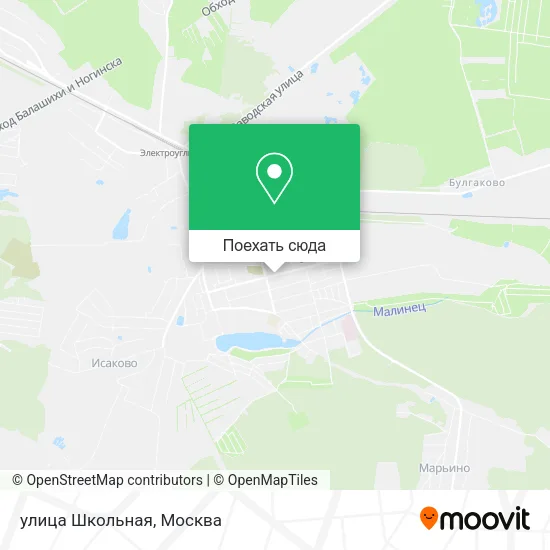Карта улица Школьная