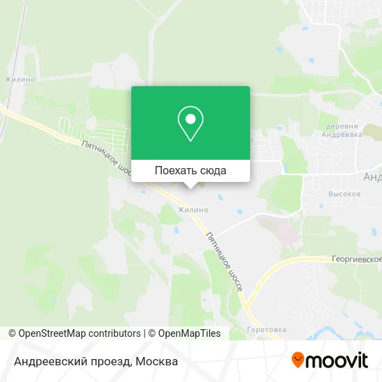 Карта Андреевский проезд