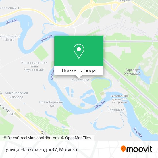 Карта улица Наркомвод, к37