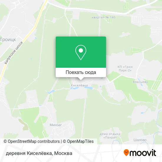 Карта деревня Киселёвка