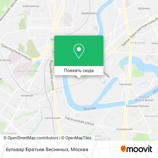 Карта бульвар Братьев Весниных