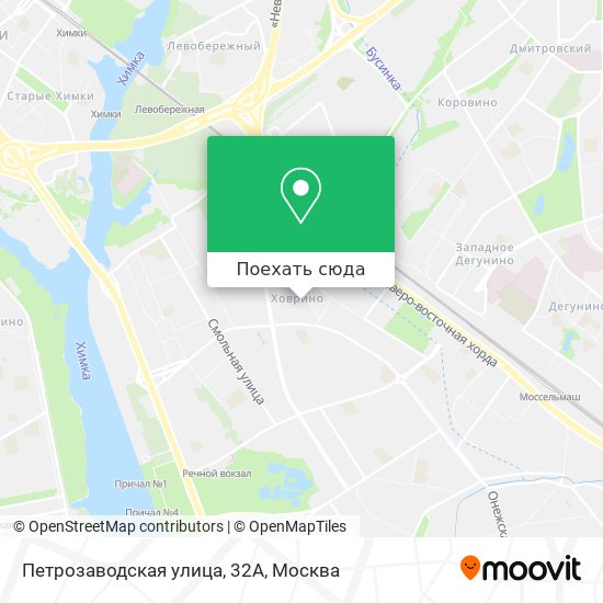 Карта Петрозаводская улица, 32А