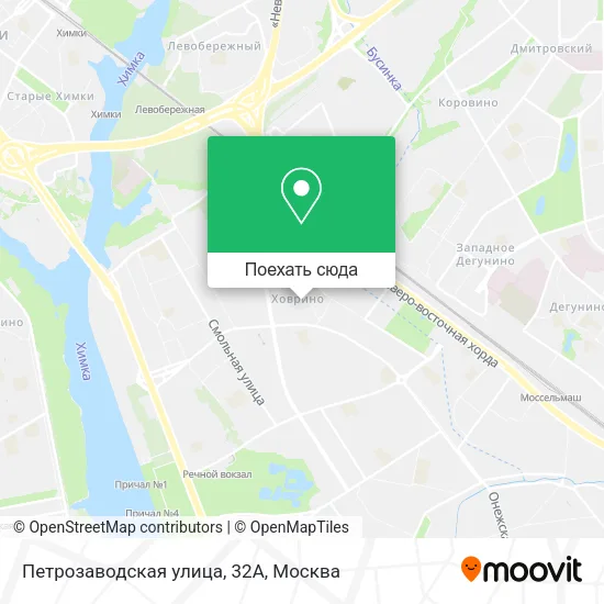Карта Петрозаводская улица, 32А