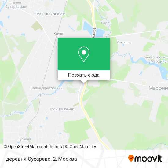 Карта деревня Сухарево, 2