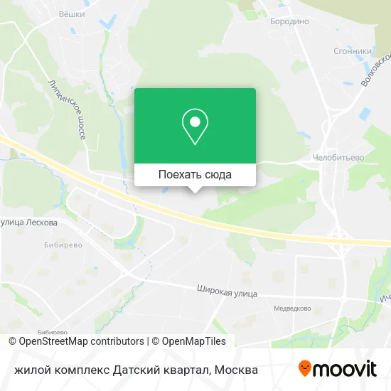Карта жилой комплекс Датский квартал