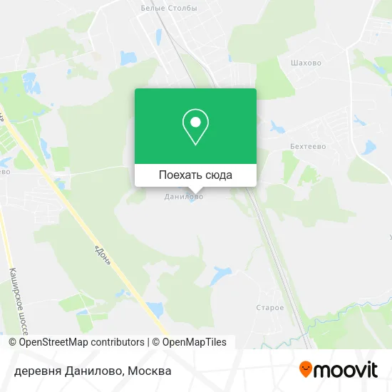 Карта деревня Данилово